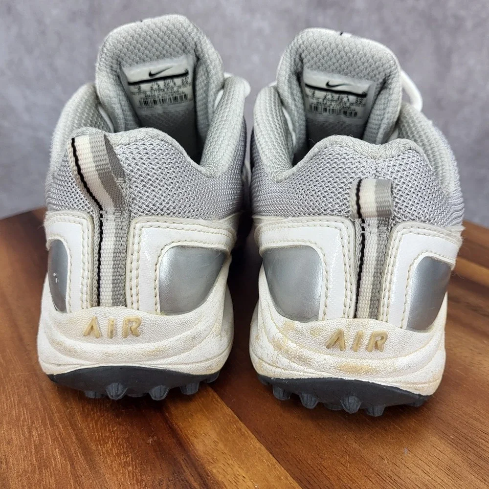 Nike Team Destroyer Golf Shoes Womens 5 White Lacrosse Cleats 317350013 Sneakers